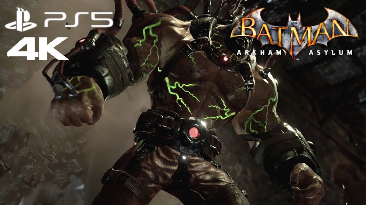 Batman: Arkham Asylum - Bane Boss Fight 4K - YouTube