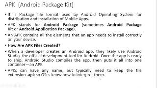 Android Application Development | Module 1 Lecture 9 | SDK, DVM, Creating APK Files