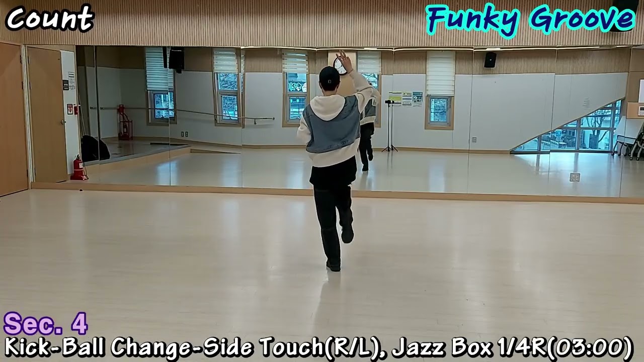 FUNKY GROOVE LINE DANCE(HIGH BEGINNER)COUNT/TEACH/TUTORIAL