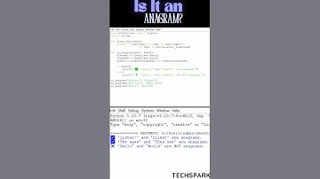 Is It an Anagram? Let