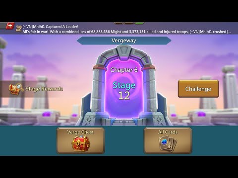 VERGEWAY CHAPTER 6 STAGE 12 | LORDS MOBILE | Easy to win