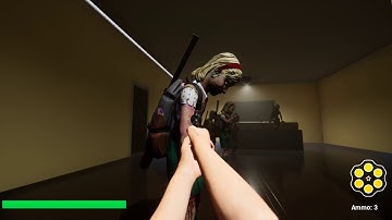 UE4HorrorGame_WIP(Dynamic DOF Focus)