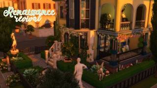 Вилла «Возрождение Ренессанса» 🕯️🌺 | Беллакорд ✨ | Постройка NO CC Sims 4