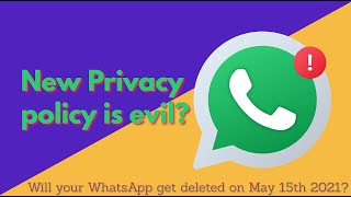 Detalles Complete analysis of new WhatsApp privacy policy Actualización