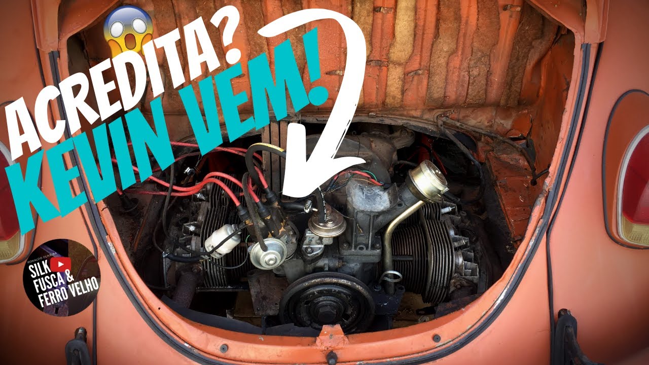 Desmontando Motor do Fusca e Pintura das Latas - 74/1500 Ocre Marajó