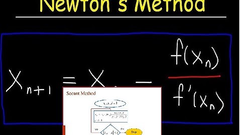 Newton Raphson Method & Secant Method