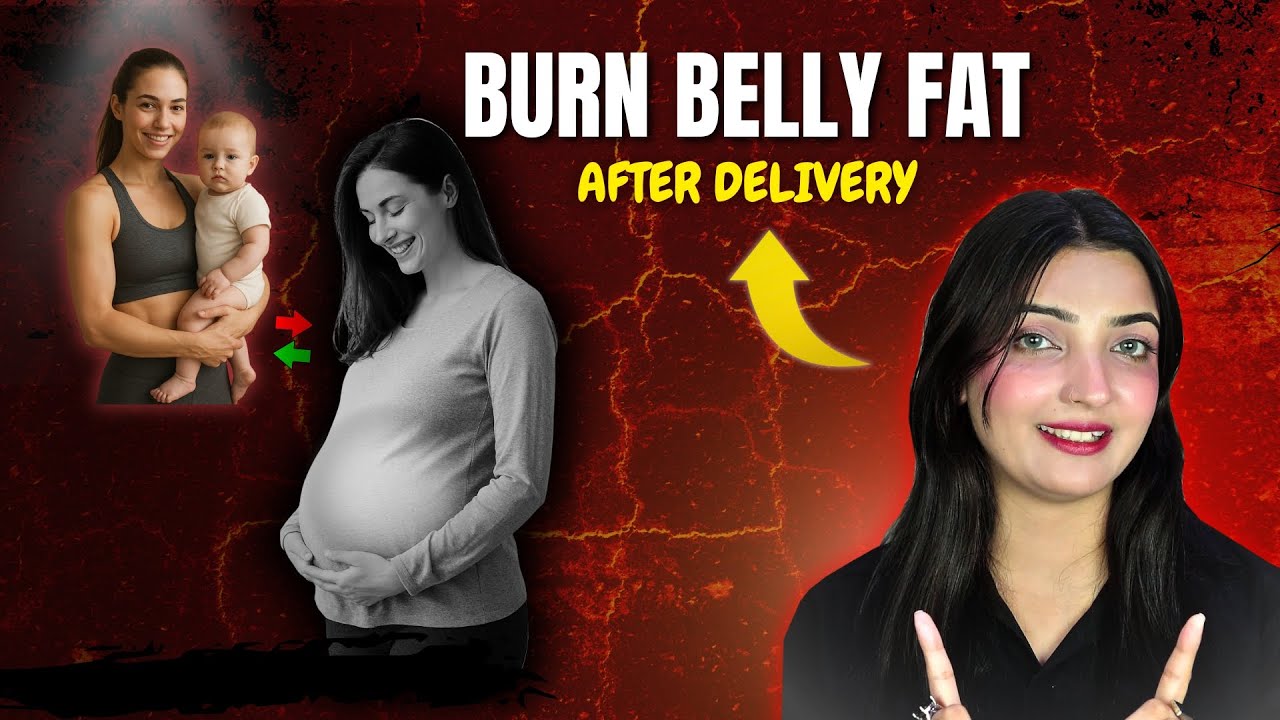 30 Days Challenge to Cut Belly Fat after Pregnancy | Instant Results