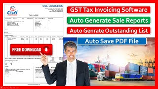 😀 GST Invoicing Software | Tax Invoice Software For Logistics | Fully Automictic Billing Software screenshot 3
