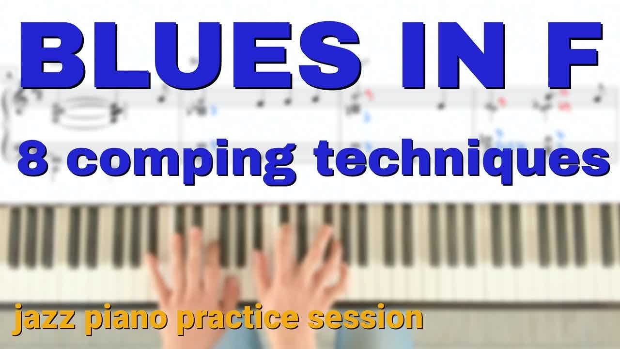 Blues in F With Comping Voicings - YouTube