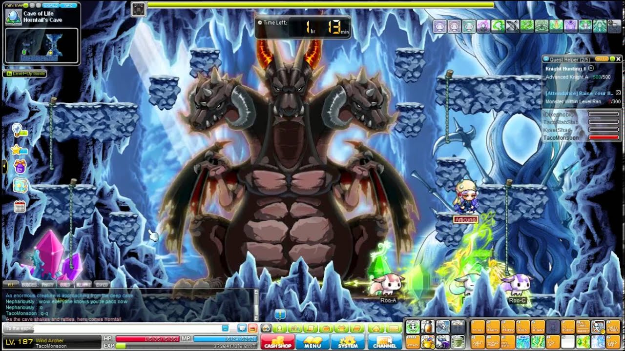 Wind Archer Solos horntail in under 5 mins