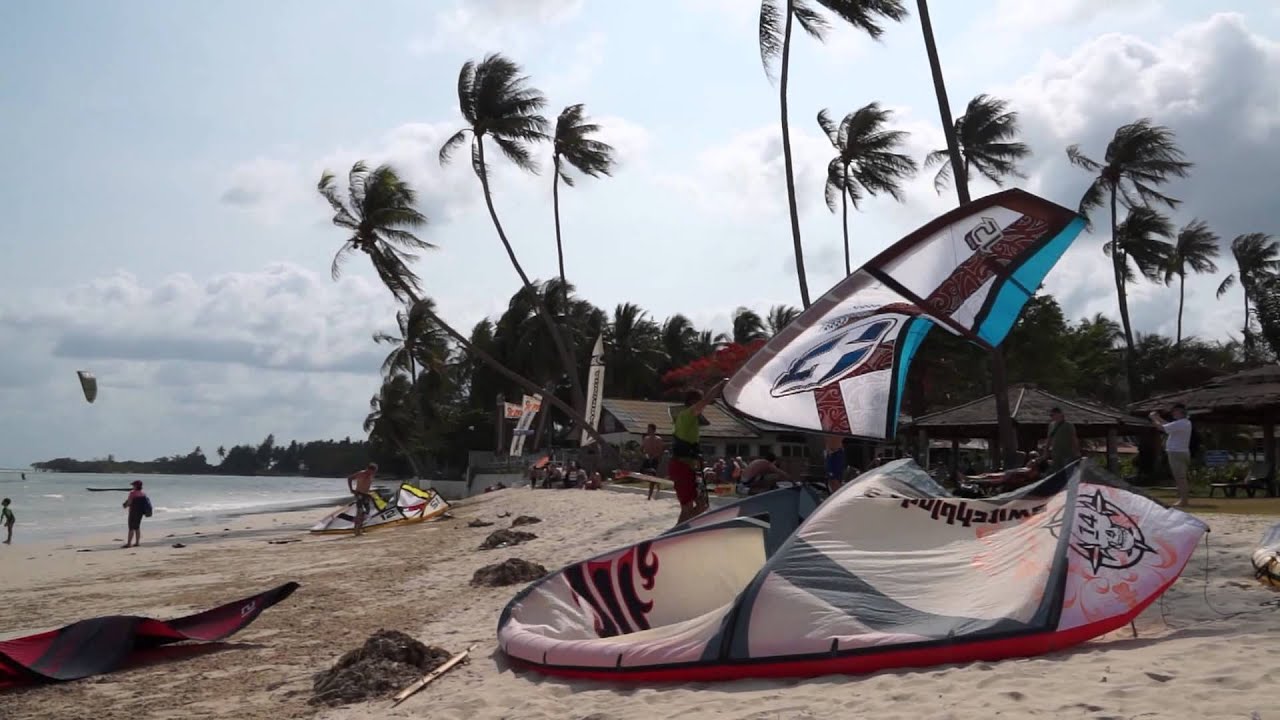 Kiteboarding school in Thailand SamuiKiteboarding Asia 2013 YouTube