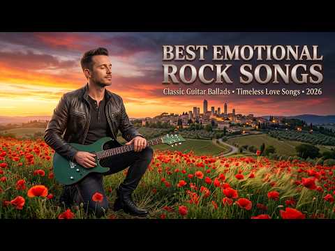BEST RELAXING ROCK MUSIC - SLOW ROCK HITS WITH STUNNING GUITAR PERFORMANCES