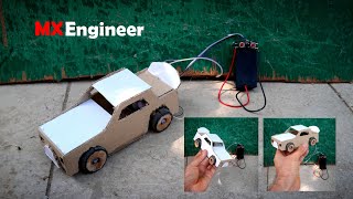 How to make rc car with cardboard 