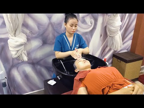ASMR Shampoo Face massage, relaxation service in Vietnam | 베트남 ASMR 얼굴 마사지 및 휴식 서비스