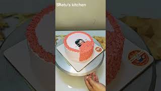 14 number star nozzle cake decoration #cake #video #cakedecorating #viral #viralvideo #shortvideo