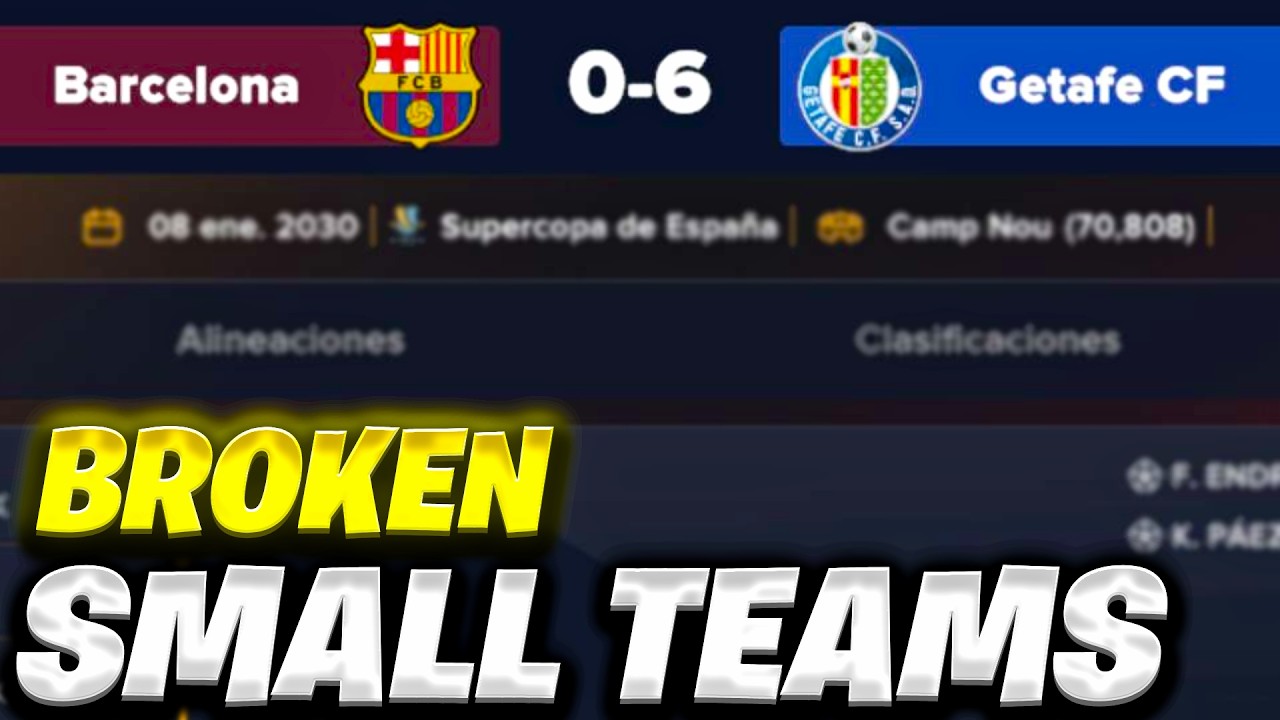 This tactic promotes small teams in Soccer Manager 2026 🚀