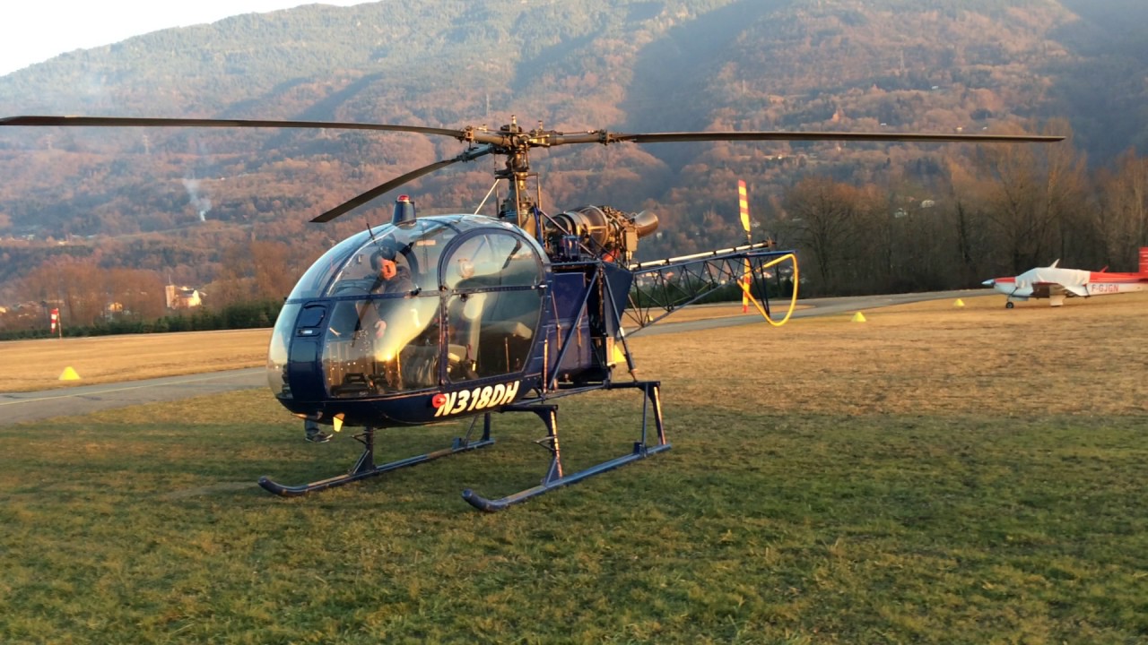 Démarrage Alouette II - YouTube