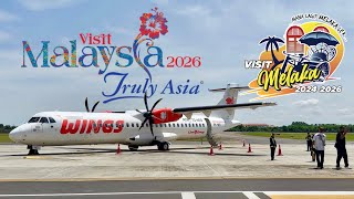 Wings Air INAUGURAL FLIGHT Airside Event at Malacca International Airport - IW1215 from Pekanbaru