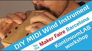 Making the MIDI wind instrument for my MakerFaire workshop