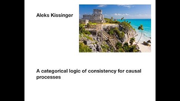 A categorical logic of consistency for causal processes