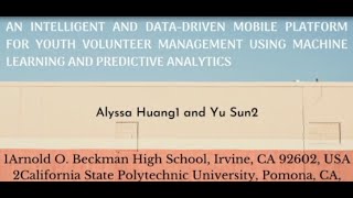 AN INTELLIGENT AND DATA-DRIVEN MOBILEPLATFORM FOR YOUTH VOLUNTEER MANAGEMENT USING MACHINE LEARNING