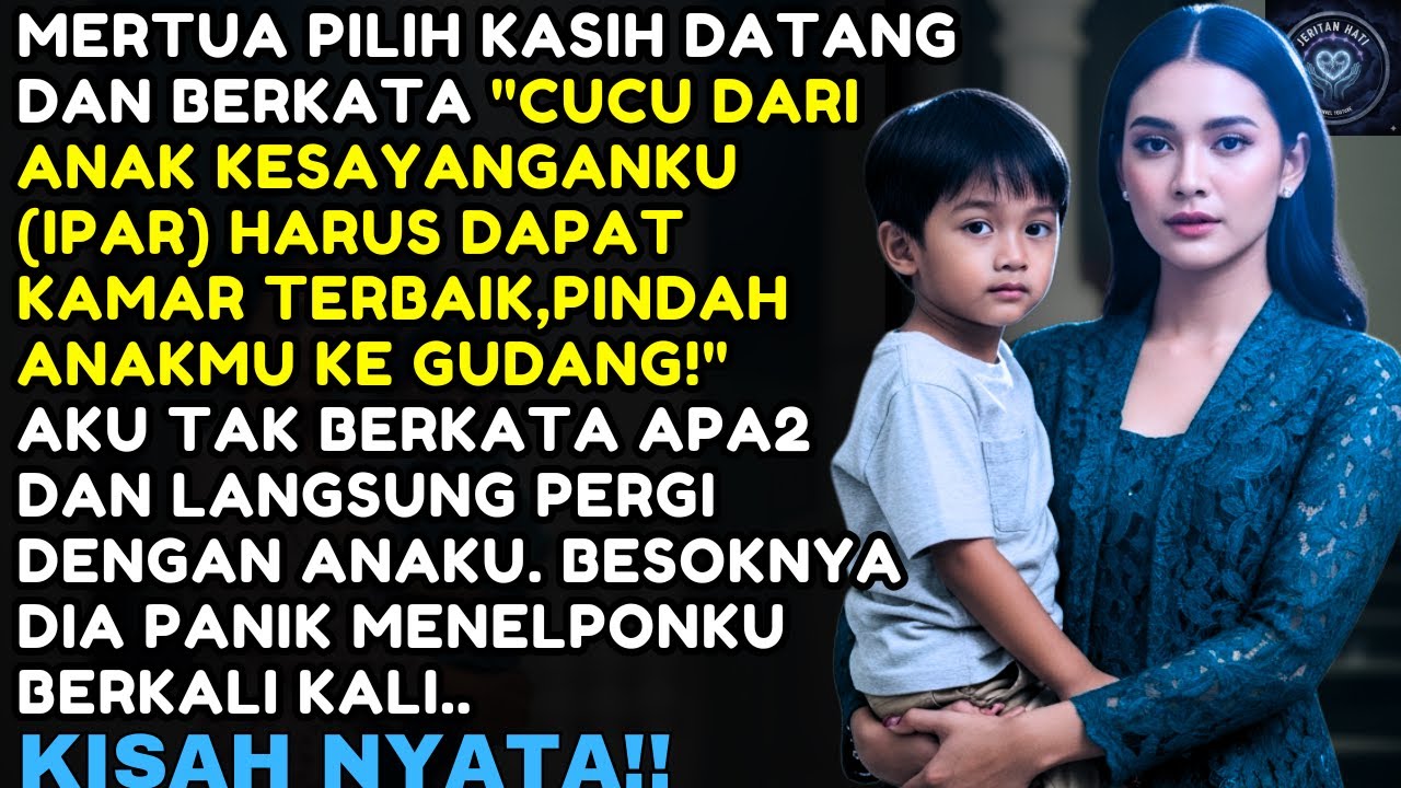 MERTUA PILIH KASIH! USIR CUCU KE GUDANG, TAK SADAR RUMAH & ISINYA PUNYA MENANTU YANG DIHINA!