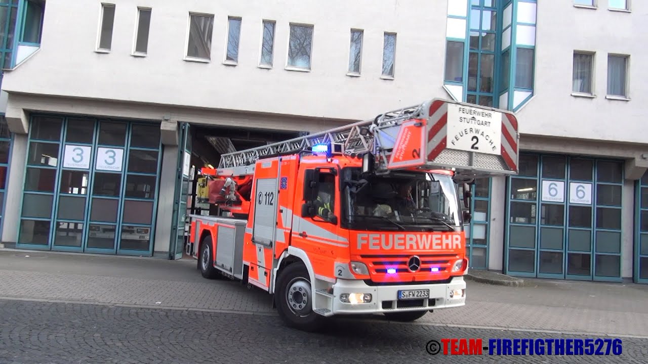 [Alarmstufenerhöhung von Brand1 auf Brand3] Löschzug BF Stuttgart FW2