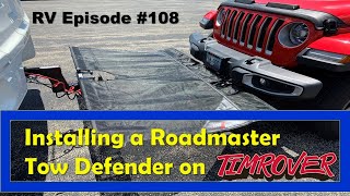 RV Innovative Idea #108 ~ Installing a Roadmaster Tow Defender Model 4750 on a Holiday Rambler 35P