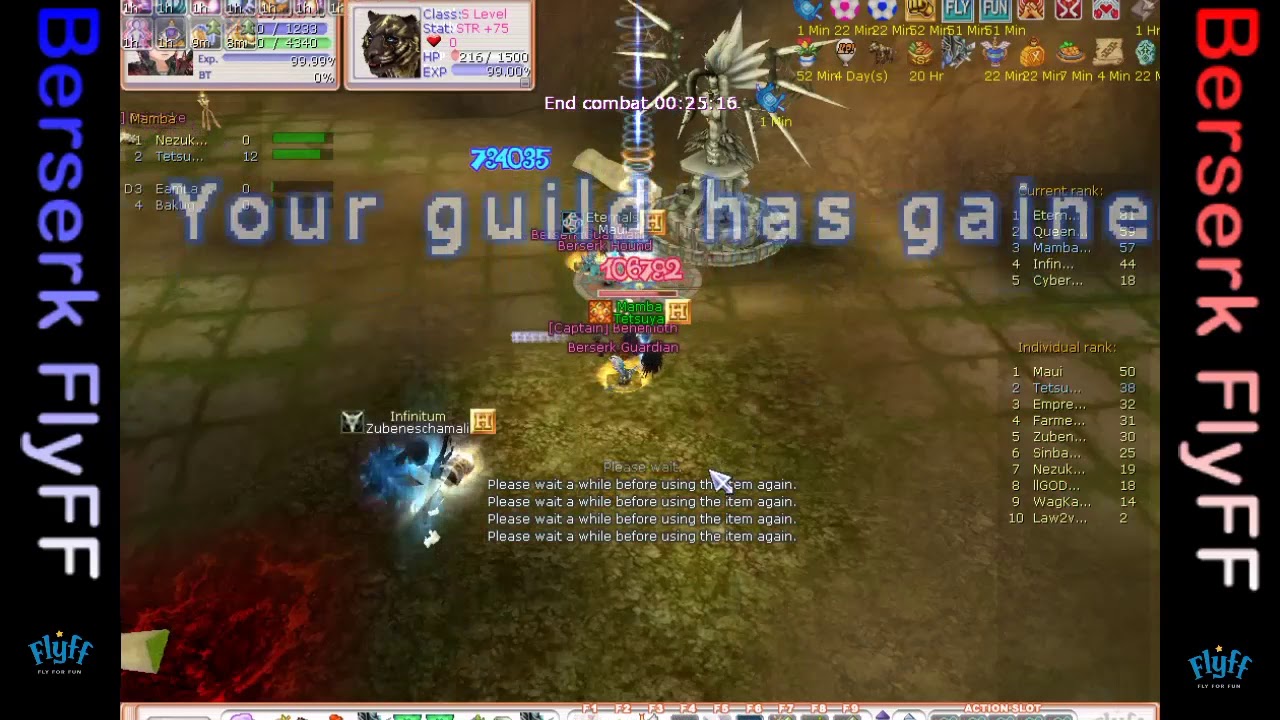 Flyff  Guild Siege/harlequin/