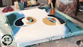 Fluid Art Inspiration! Can you guess where it’s going? “Al Gatto Nero”