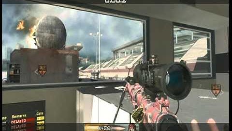 Mw2 ladder no scope ACROSS MAP!!!