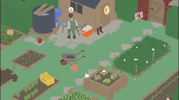 Making a picnic in Untitled Goose Game