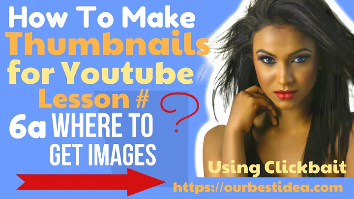 How To Make Thumbnails For Youtube ✅ Lesson 6a  Where to get copyright free images 💚