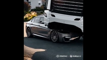 Volvo XC90 Strength Simulation vs Caterpillar 797B | AI-Generated Crash Test