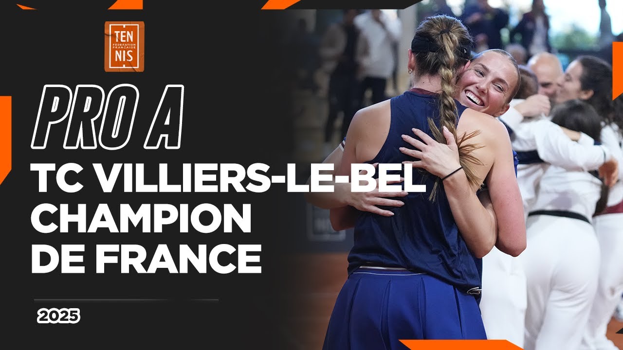 TC Villiers-le-Bel champion de France de Pro A dames | FFT
