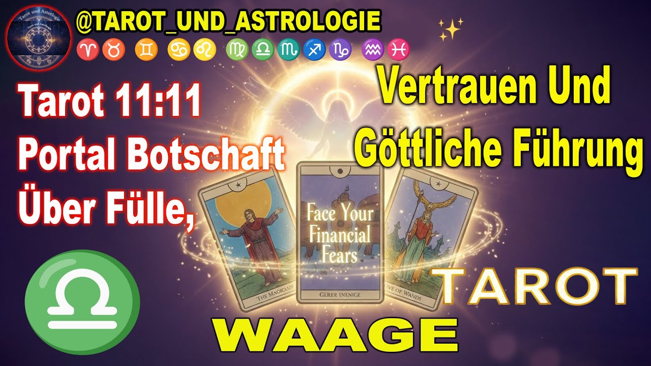 WAAGE ♎ Tarot 11:11 Portal Botschaft Über Fülle, Vertrauen Und Göttliche Führung