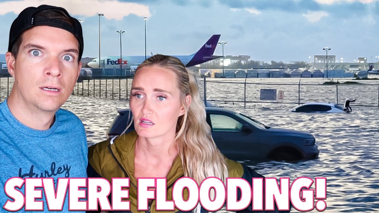 😱 ПОПАЛИ В РАЗРУШИТЕЛЬНОЕ НАВОДНЕНИЕ!! САМЫЙ ДОЖДЛИВЫЙ ДЕНЬ В ИСТОРИИ. НАВОДНЕНИЕ. АЭРОПОРТ ФОРТ-...