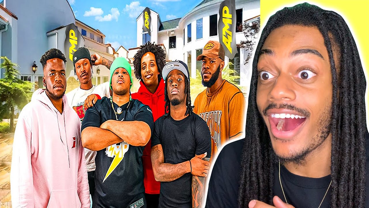 AMP NEW HOUSE REVEAL REACTION! YouTube