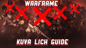 How to Spawn and Kill your Kuva Lich! | Warframe 