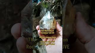 Our next show will be LIVE in NY mining Herkimer Diamonds #mining #rockhounding #crystals #diamonds