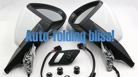 Mk7 Golf Power-Folding mirrors with Blind-spot DIY [INSTALL and CODING]