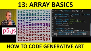13: Basics of Arrays in p5.js: How to Code Generative Art