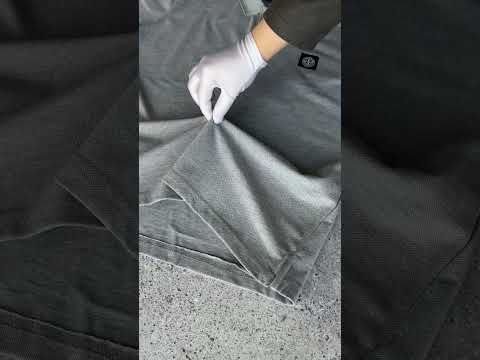 Чоловіча футболка Поло Stone Island сіра Теніска Стон Айленд літня, видео 1