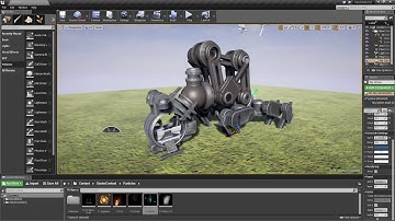 The Walking Mech Neck Test in Unreal