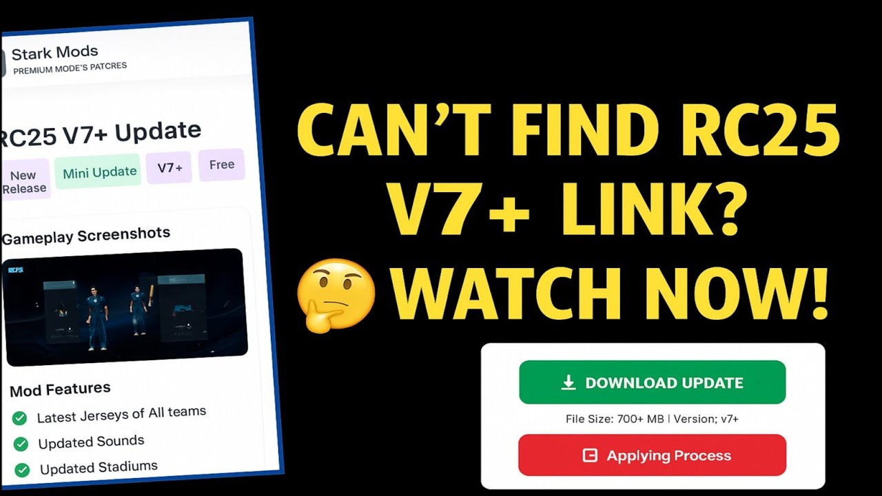 Can't Find RC25 V7+? Watch This Now! 🤔🧐