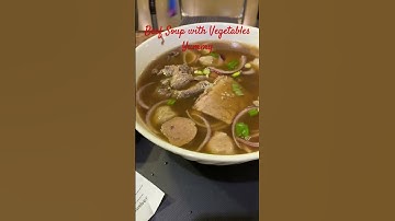 Beef Soup with Vegetables #beefsoup #zennyj #youtubezennyj #youtubechannelzennyj #satisfying #yummy
