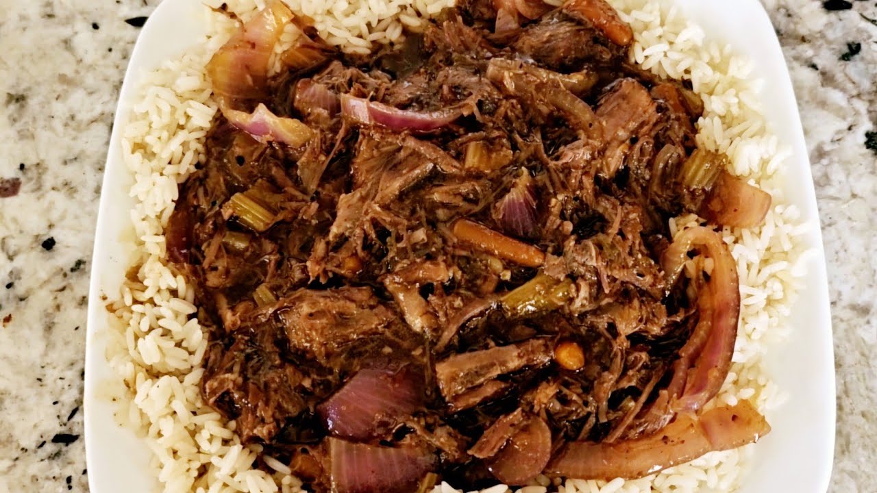 Pot Roast with White Rice Comfort Food Best Instant Pot Recipe Chuck ...