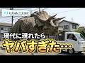 トリケラトプスの生態と大きさを徹底解説!現代の街に現れたらどうなる?【恐竜シミュレーション】