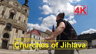 VIRTUAL TRAVEL: Churches of Jihlava #church #jihlava #hiking #czechia #czechrepublic #train