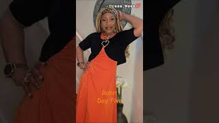 Orange Delight Dress Week Day Five #ootd #fashionfun